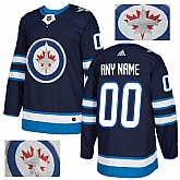 Customized Men's Jets Navy With Special Glittery Logo Adidas Jersey,baseball caps,new era cap wholesale,wholesale hats